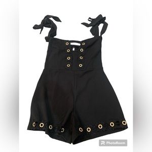 Love Creation Black Romper Embellished Women’s Size‎ Med